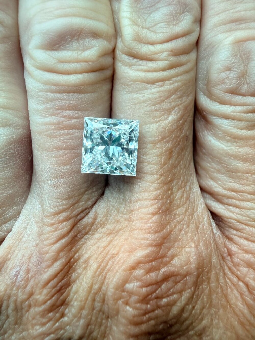 5.09 CT Princess Lab Grown Diamond E VS1 IGI